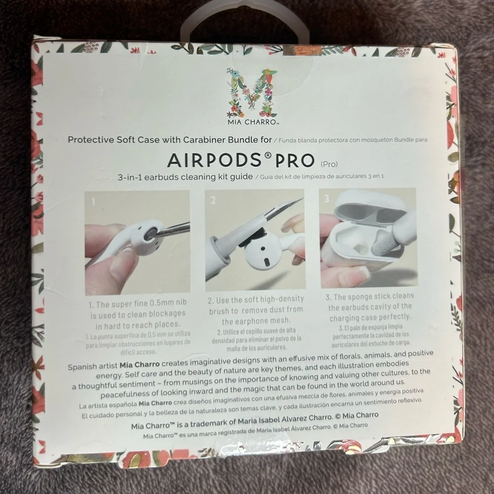 Mia Charro Cute 3 in 1 Air Pods Pro bundle, New